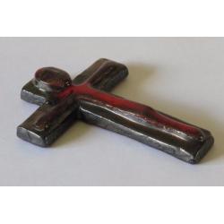 Retro vintage Fat Lava crucifix / kruis met Jezusfiguur