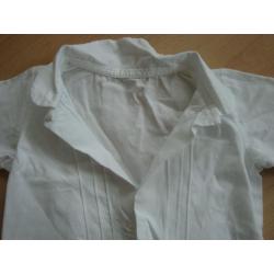 witte romper/blouse, zgan