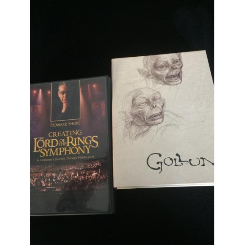 DVD 2 x LORD of the Rings Gollum en Filmmuziek