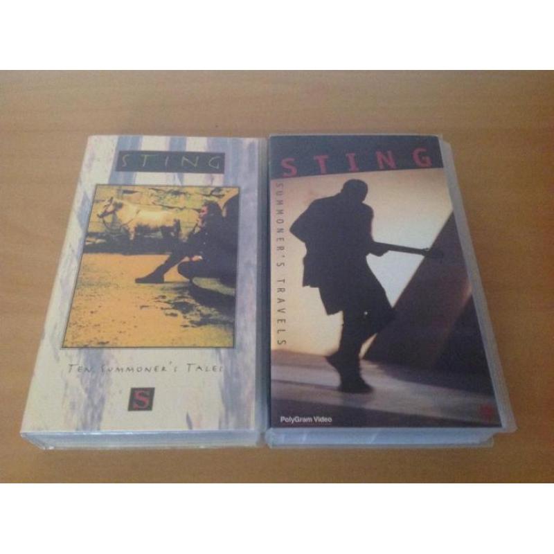 VHS, Sting, 2 stuks