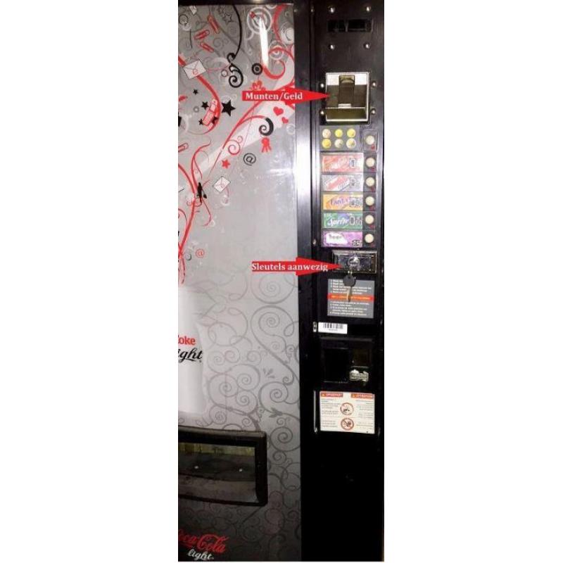 Coca Cola Machine automaat (190 cans) met Euro munten