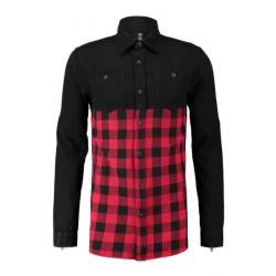 CoolCat Overhemd Hchekblok Rood voor Mannen - Maat: XL