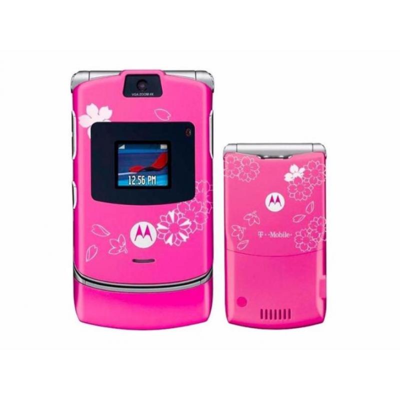 Motorola Razr Pink Cherry Blossom