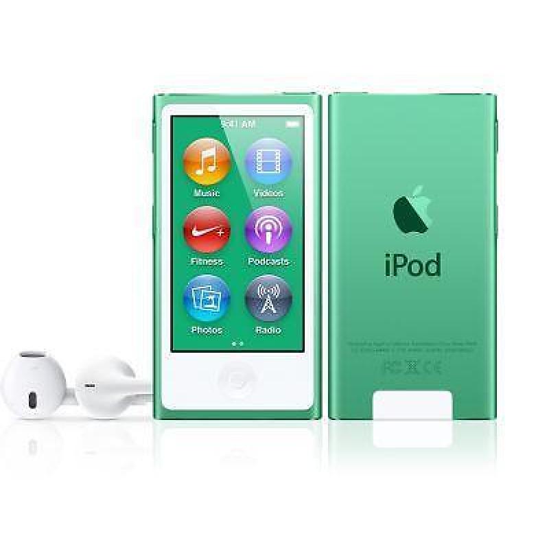 iPod nano, 16 GB, groen (7e generatie)