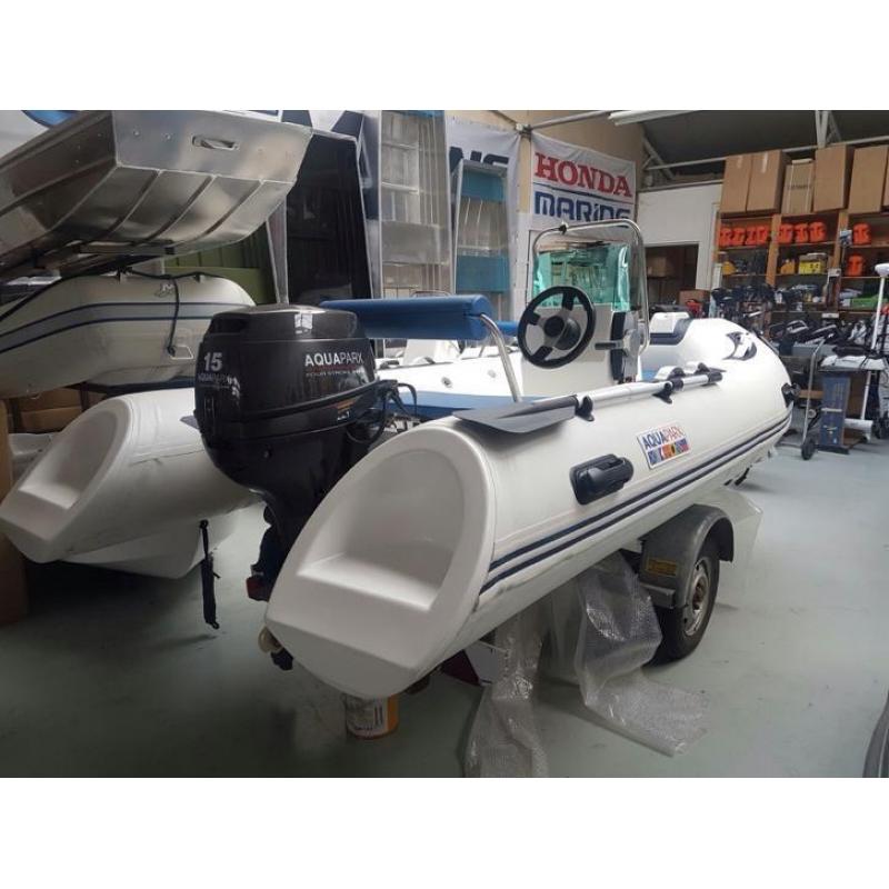 Aquaparx 3.60m rib rubberboot,zeer mooie boot! 2016!