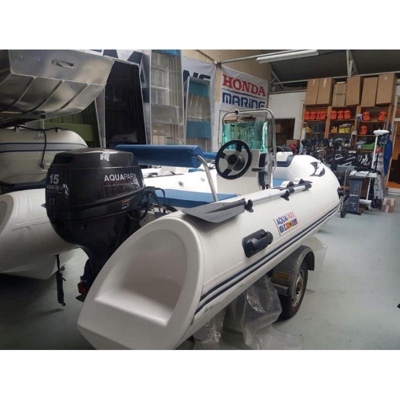 Aquaparx 3.60m rib rubberboot,zeer mooie boot! 2016!