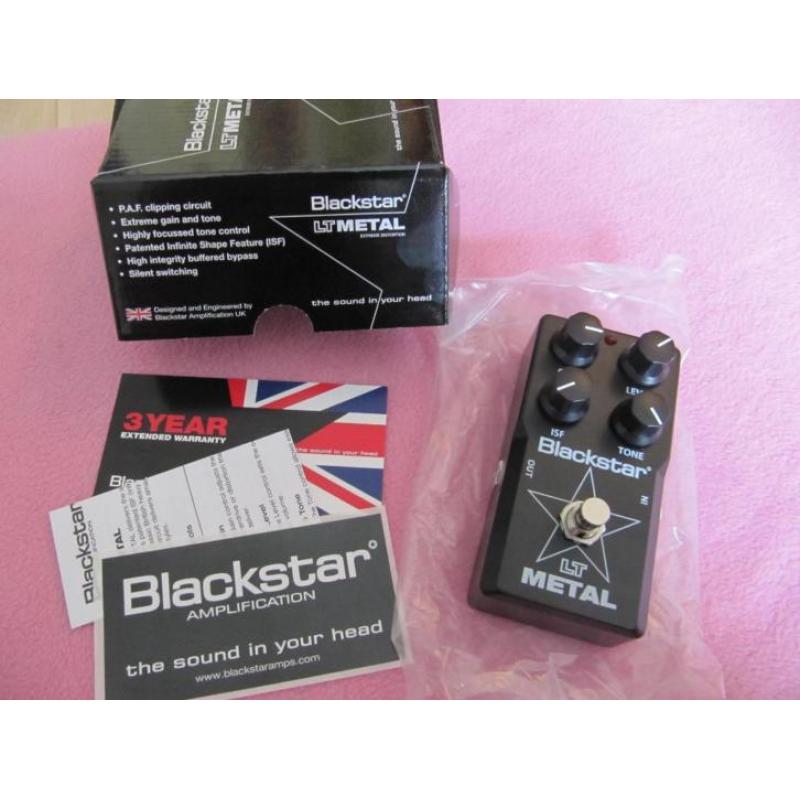 Blackstar: lt metal, lt drive, lt distortion
