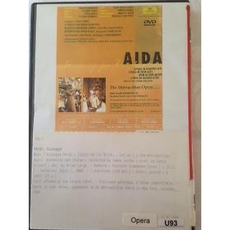 DVD Verdi's Aïda met Placido Domingo ea