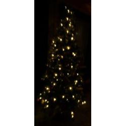 Prachtige Kunst-Kerstboom 215cm Incl. Verlichting. Black-Box