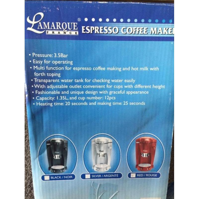 Lamarque espresso apparaat
