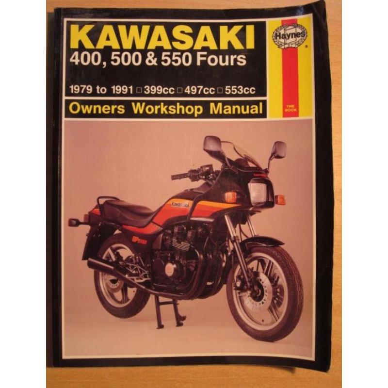 Kawasaki haynes werkplaatsboek 400,500, 550, gt550, gt, gpz