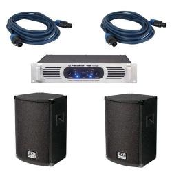 DAP geluidset MC-10 luidspreker + P400 versterker