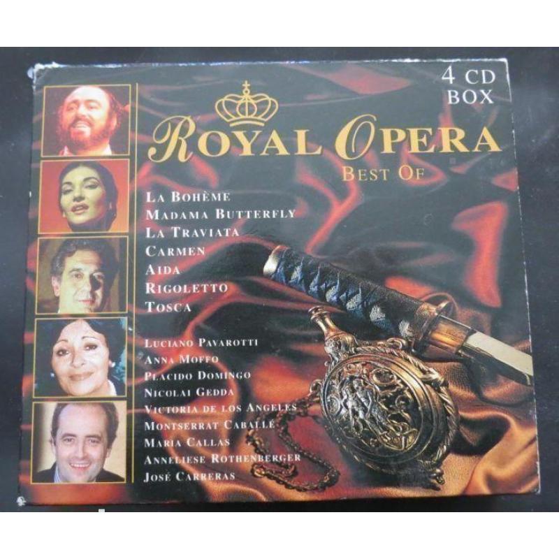 4 cd box best of royal opera