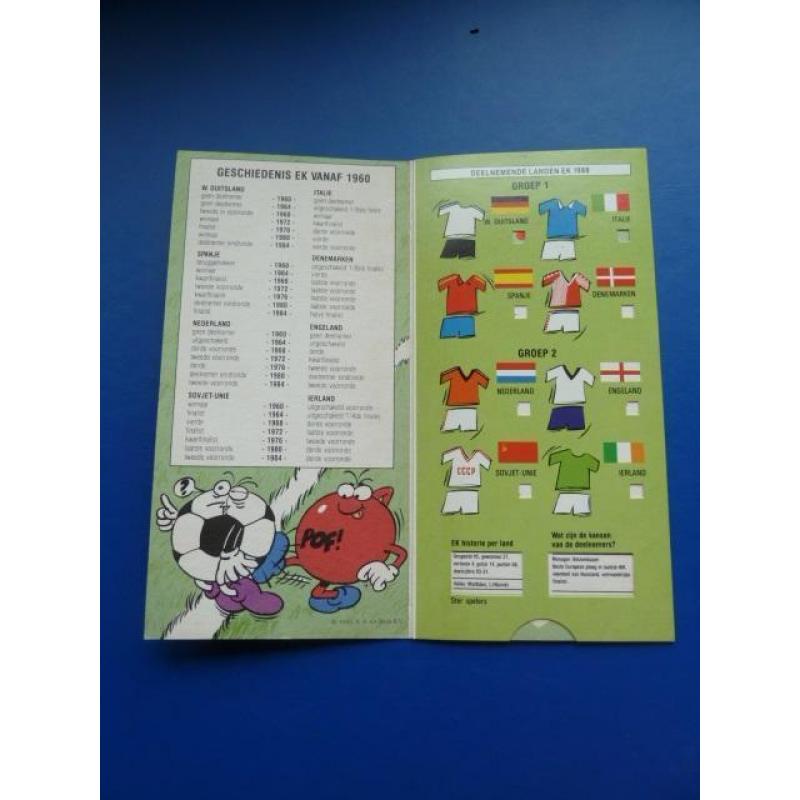 Het Bolletjes EK'88 voetbal programma