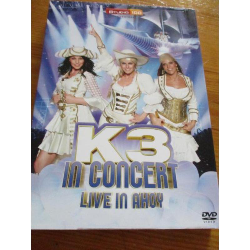 DVD K3 live Ahoy - Leukste van het land / Heyah mama / e.a.