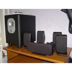 Harman kardon 5.1 surround systeem+speakerset JBL.