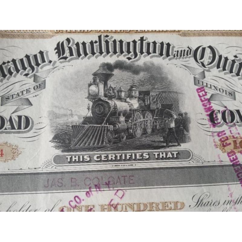 2 x Chicago, Burlington & Quincy Railroad Co, 1898 en 1900