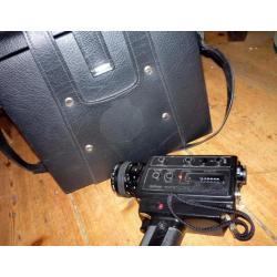 Super8 Chinon Direct Sound Camera 80SMR + tas -