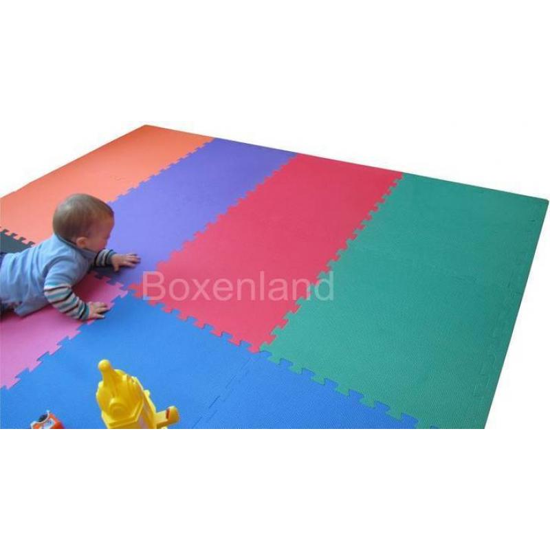 Speelmat/speelkleed zachte vloertegels in 14 leuke kleuren!