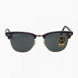 Rayban Clubmaster RB3016 W0366 - Zonnebril - Bruin/Groen 49