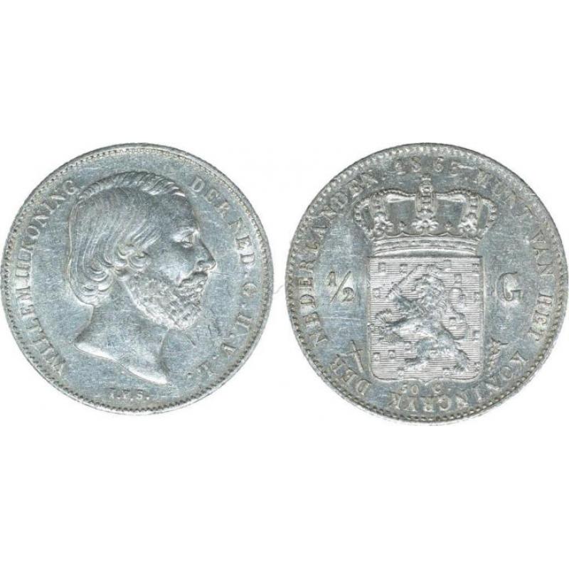 1/2 Gulden Koninkrijk Der Nederlanden 1863 Willem Iii 184...