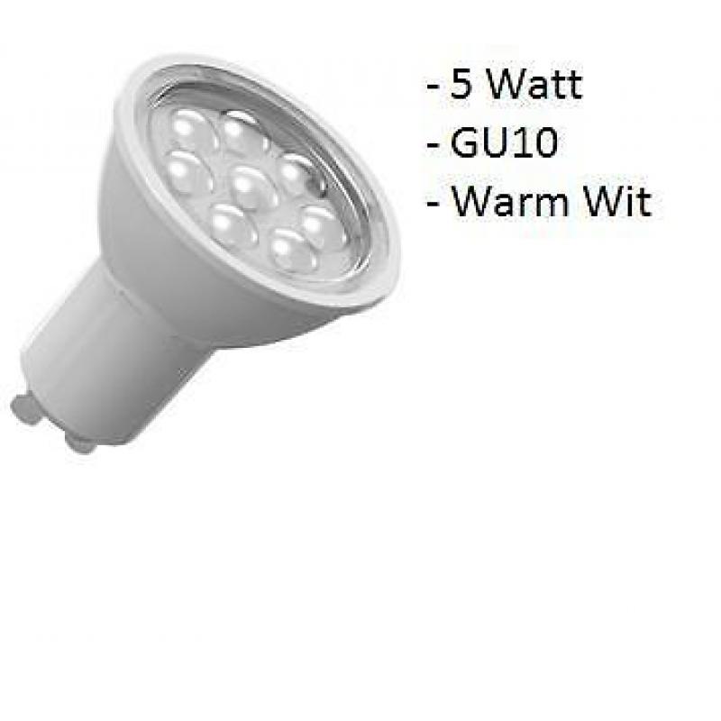 Led Spot 5 Watt Warm Wit LED's en spotten spotje