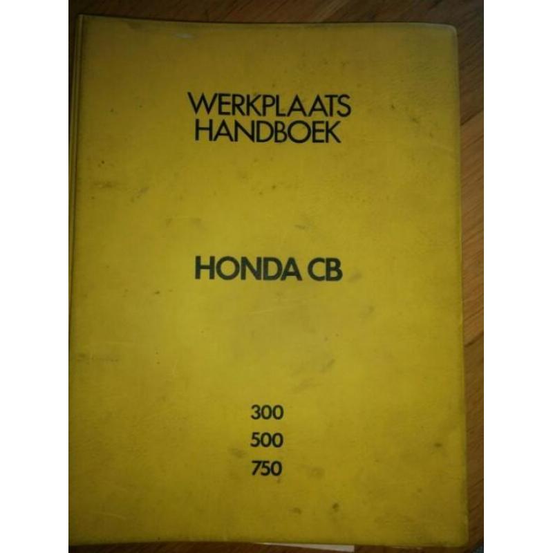 werkplaats handboek Honda CB 300/500/750