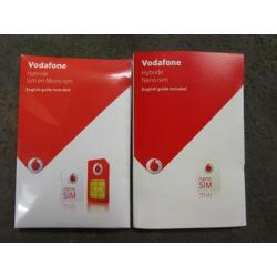 28x Vodafone simkaarten