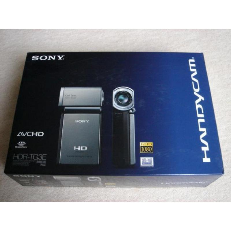 NIEUW: Sony Handycam HDR-TG3E FullHD1080 - ZELDZAAM