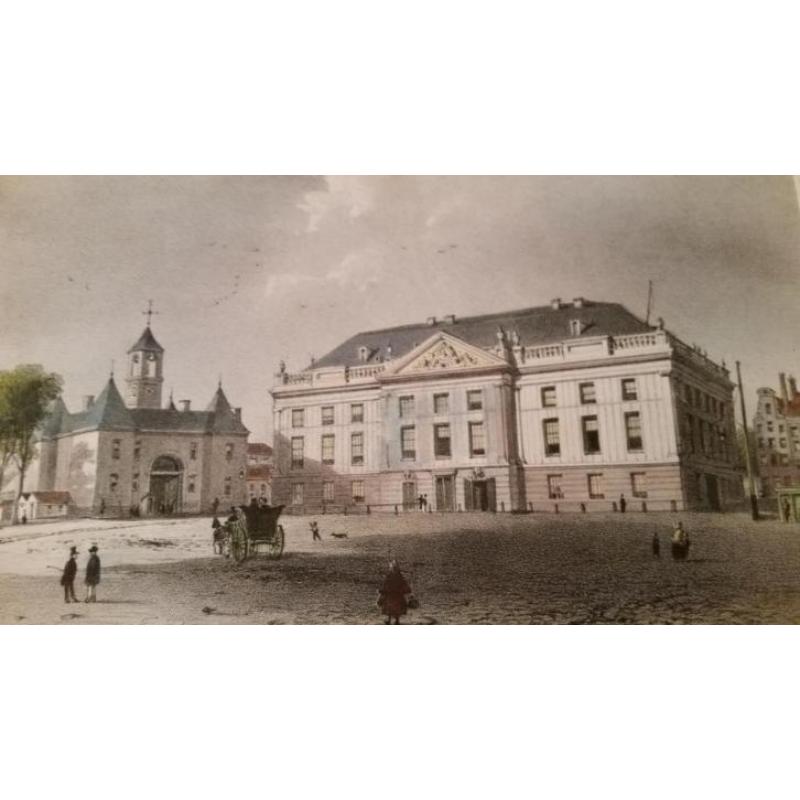 AMSTERDAM Leidseplein Stadsschouwburg en Leidsepoort 1835