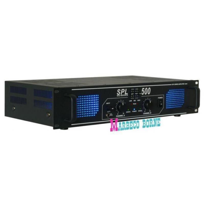 Versterker, Amplifier PA 2 x 250W SPL 500EQ
