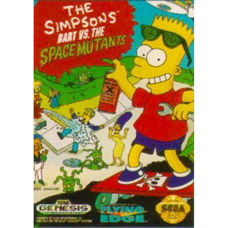 The Simpsons Bart VS the Space Mutants (Sega MegaDrive)