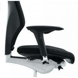 6 x Giroflex 64 zwart leder bureau stoelen