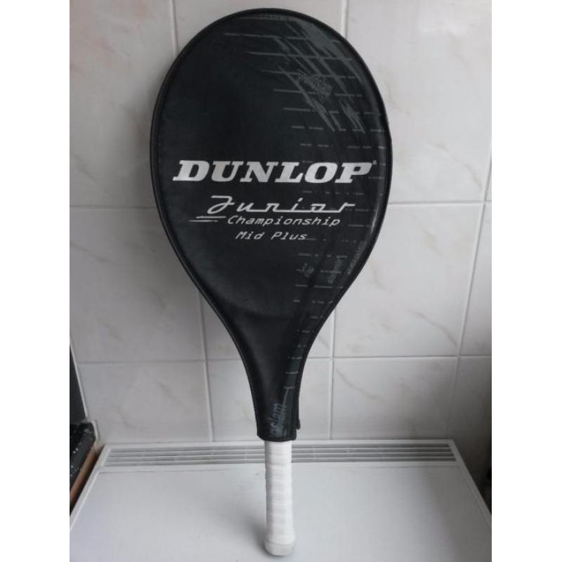 Dunlop Junior 26" mid plus tennisracket met hoes