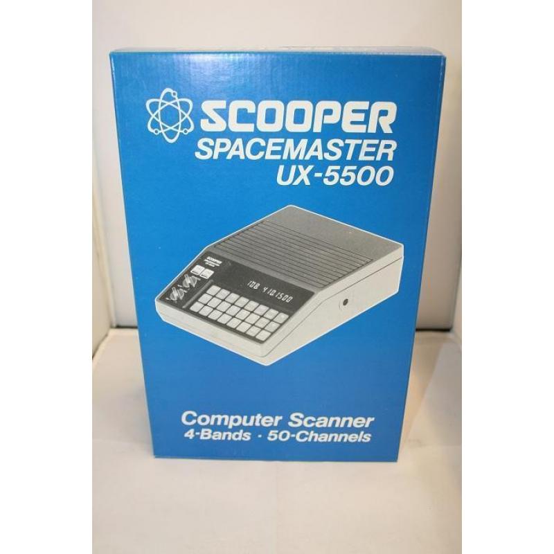Scooper UX-5500 computerscanner lucht- scheepvaart-kerkradio