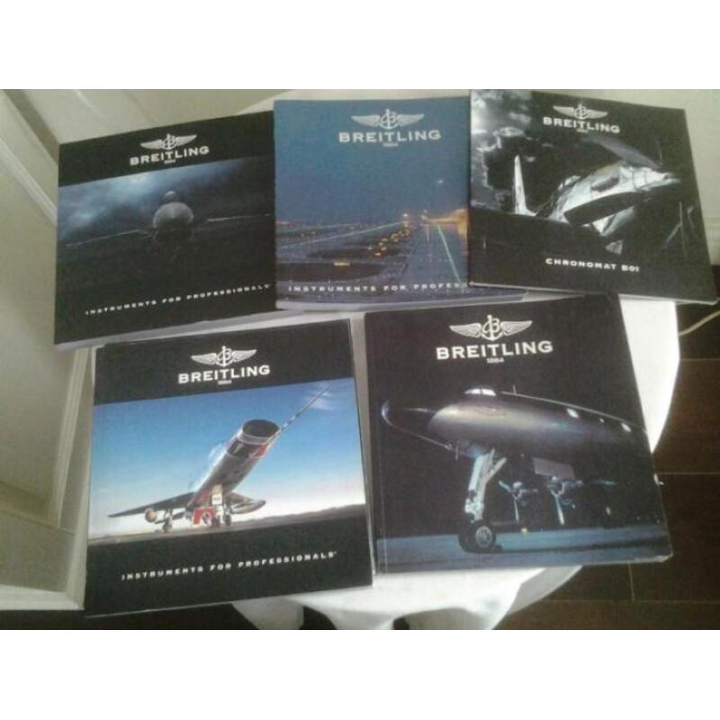 Breitling Catalogus 5 stuks