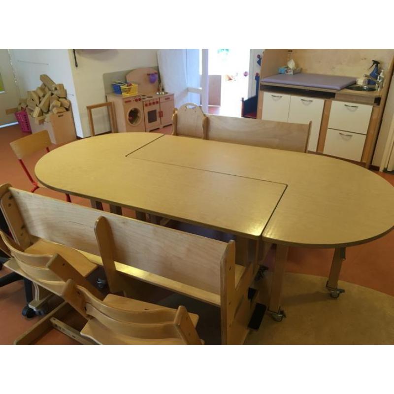 Kinderopvang tafels en stoelen