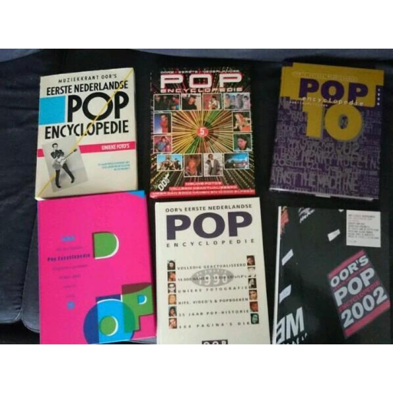6 uitgaven van OOR's pop-encyclopedie