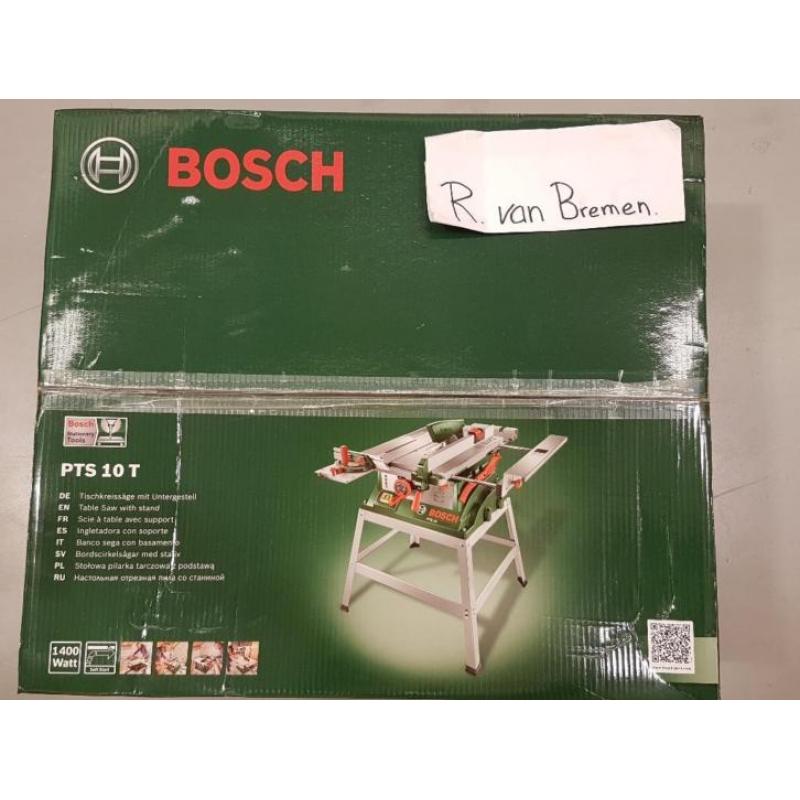 Bosch Groen PTS 10 T Tafelcirkelzaag met Onderstel 1400Watt
