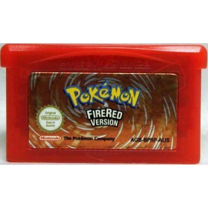 Pokemon Firered game voor Gameboy Advanced