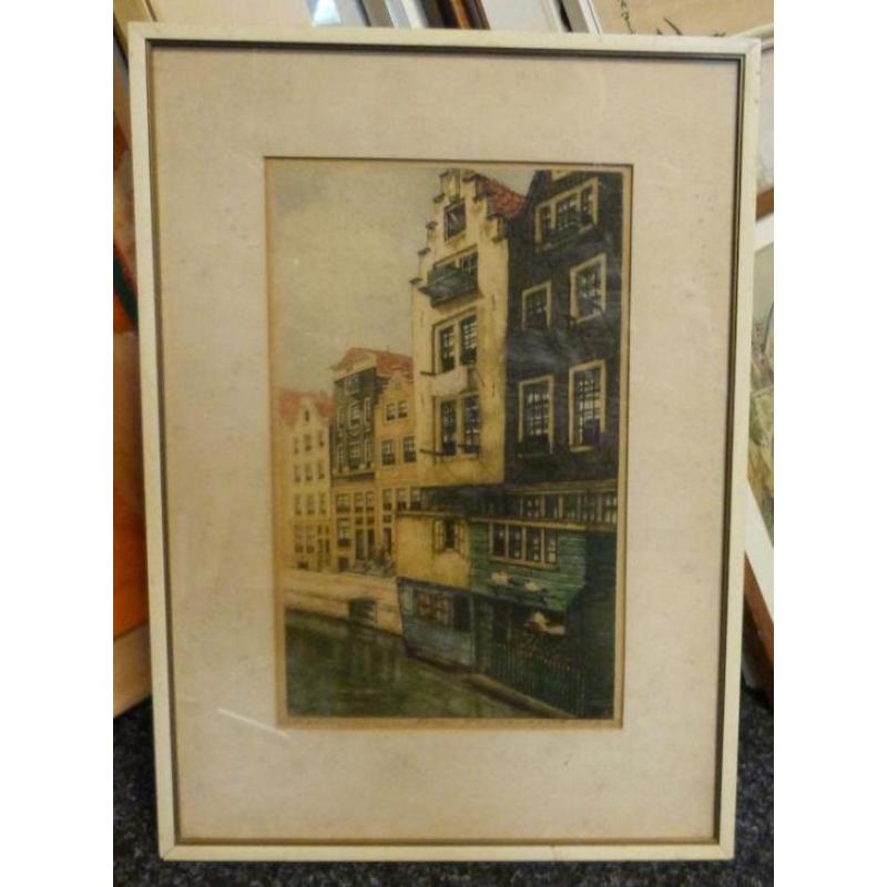 Cornelis Brandenburg - Kolk Amsterdam 31 x 19 cm