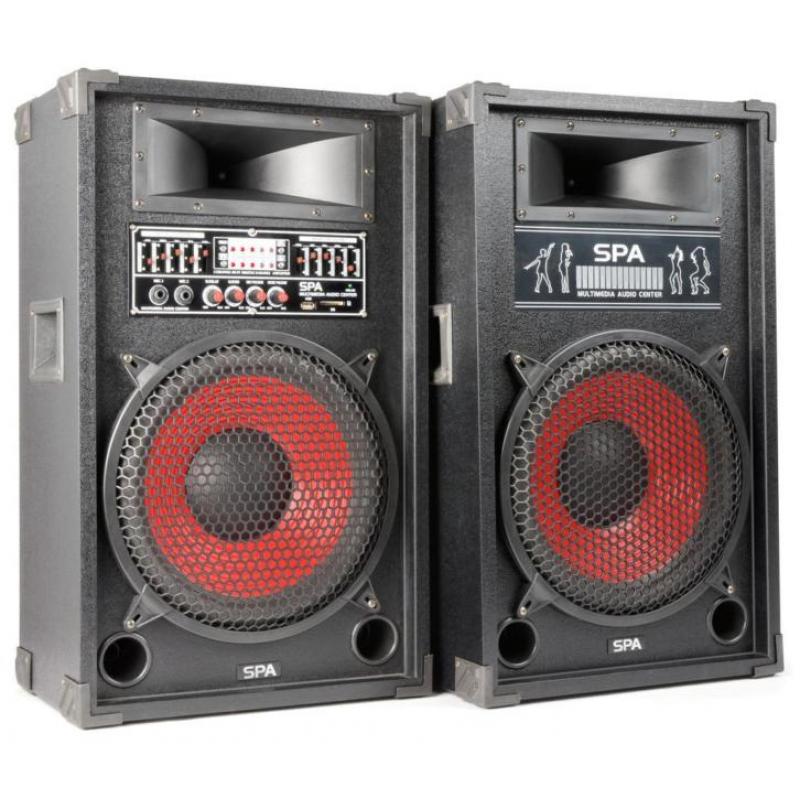 SPA-1200 Actieve PA Karaoke Luidspreker Set 12" 1200W met US