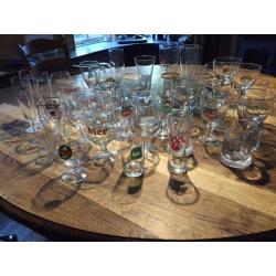 35 verschillende bierglazen
