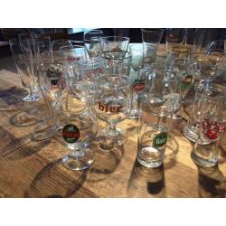 35 verschillende bierglazen