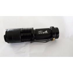 Hoge kwaliteit zaklamp Mini CREE LED 2000LM Zwart Waterproof