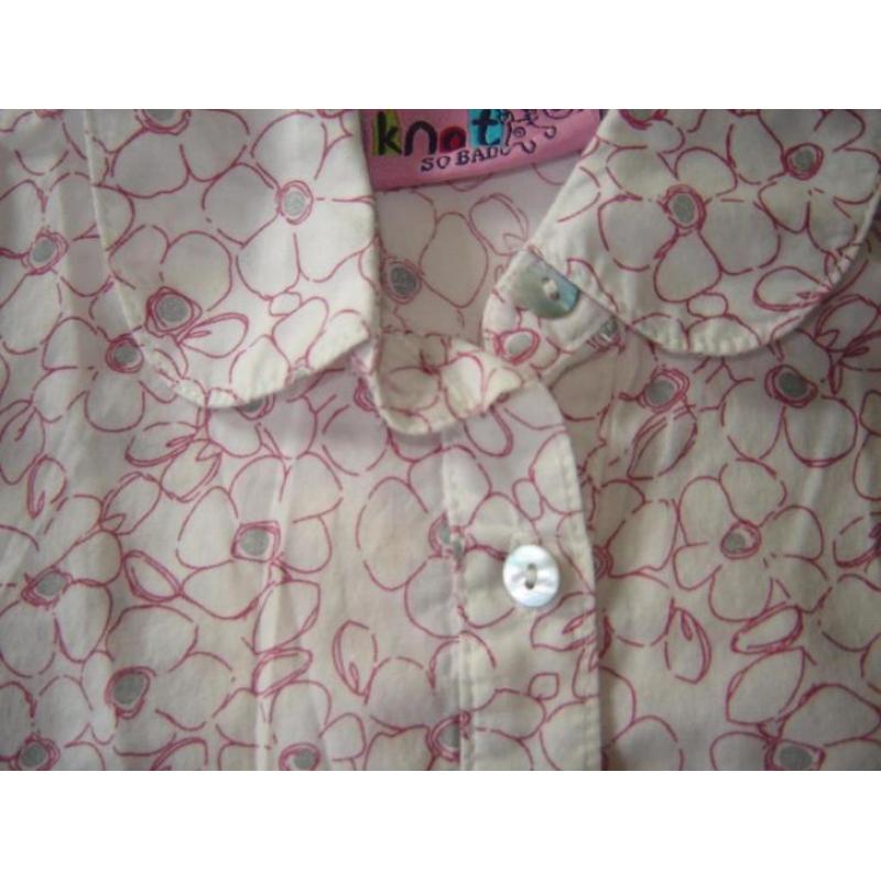 Mooie blouse/tuniek van Knot so Bad maat 68