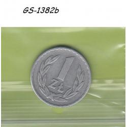 Gs2-01382 poland-polen 1 zloty 1966 y49.1 vf