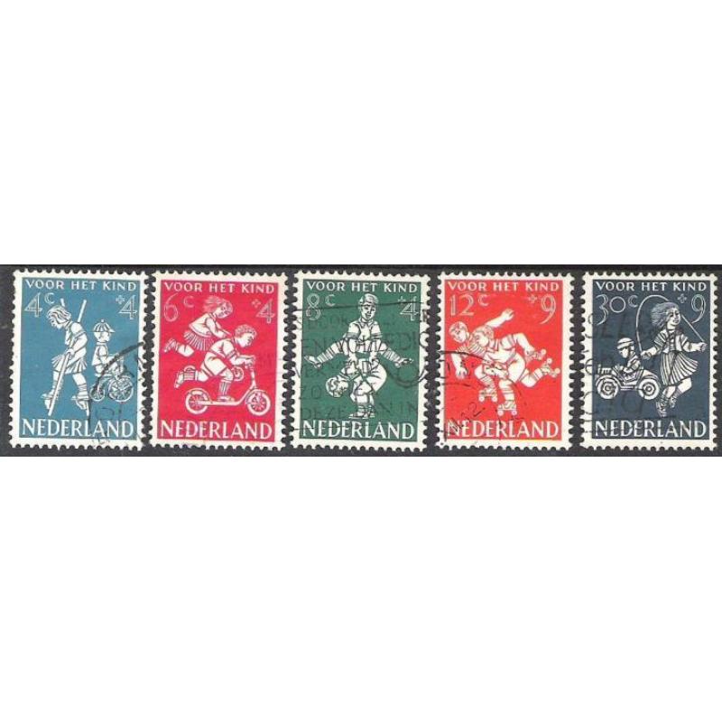 715 -19 gebruikt ( Kinderzegels 1958 )