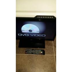 tv met in gebouwde dvd speler 19 inch zga nieuw