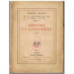 Proust marcel-sodome et gomorrhe II-1927